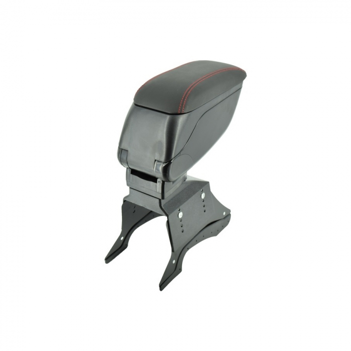 Cotiera universala cu baza metalica , Negru+cusatura rosie [3]