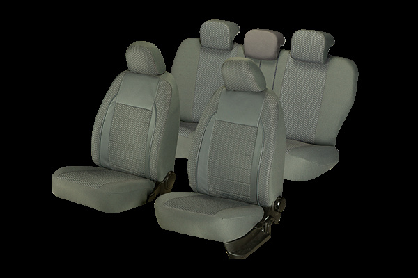 Huse scaune auto dedicate Seat Leon 2013-2019 Premium cu insertii piele [2]