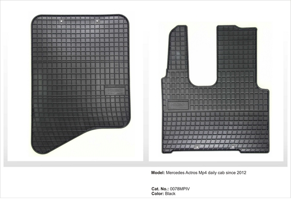 Covoare cauciuc MERCEDES ACTROS Mp4 2008-2012 (cabina mare) [1]