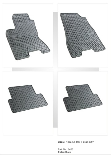 Set Covorase cauciuc NISSAN X-TRAIL II 2008-2013 [1]