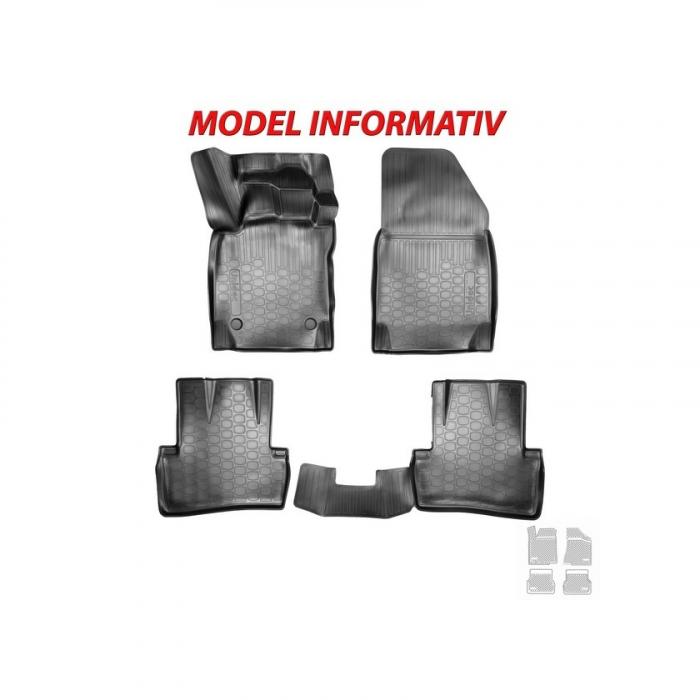 Set Covorase cauciuc stil tavita BMW X3 / X4 / F25 / F26 (2010-2017) [1]