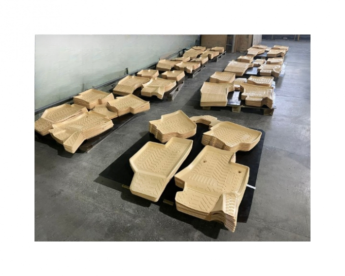 Set Covorase cauciuc stil tavita BEJ BMW Seria 7 E38 scurt 1994-2001 [4]