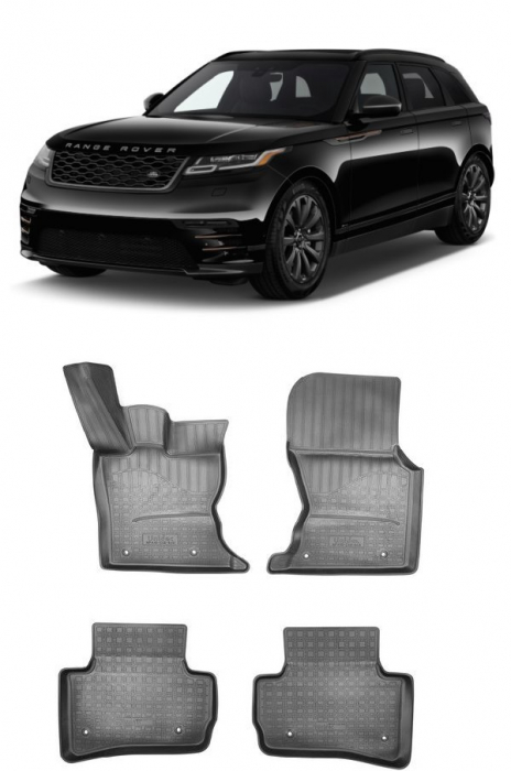 Set Covorase cauciuc stil tavita Land Rover Range Velar 2017-2021 [1]