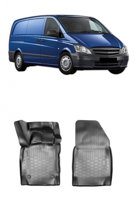 Set Covorase cauciuc stil tavita Mercedes Vito / Viano W639 (2006-2010) [1]