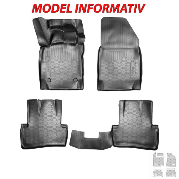 Covoare cauciuc stil tavita VW Amarok 2010-&gt; ( 2D 62040​, A10 ) [1]
