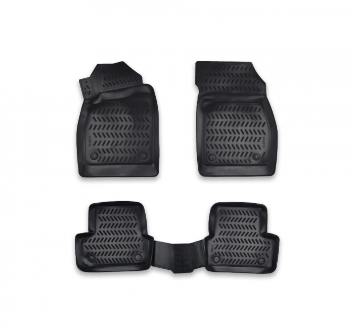 Set Covoare cauciuc tavita compatibile Opel Astra J 2010-2019 [1]