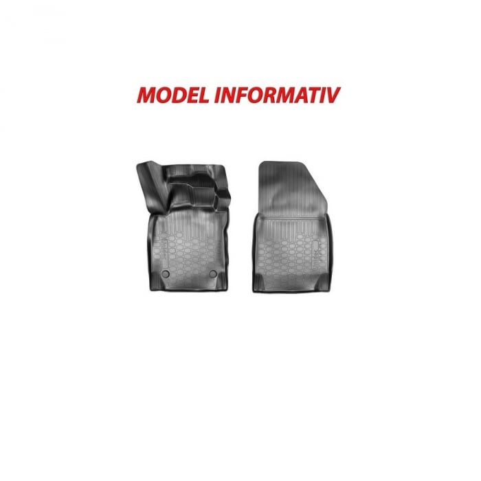 Set Covoare cauciuc stil tavita Peugeot Traveller 2016-2022 pentru randul 2 [1]