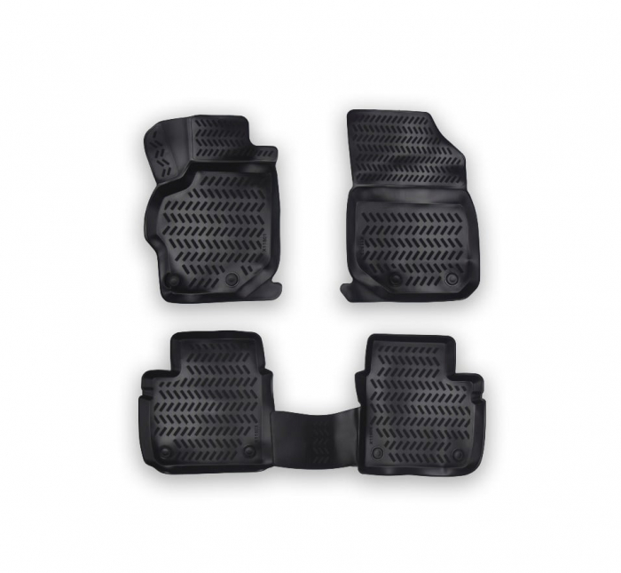 Set  Covoare cauciuc tavita compatibile Peugeot 301 (2012-2020) [1]