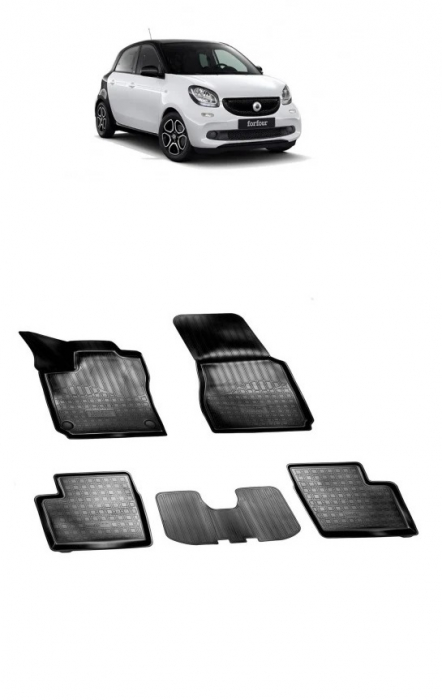 Set Covorase cauciuc tavita compatibile Smart Forfour W453 2014-2020 [1]