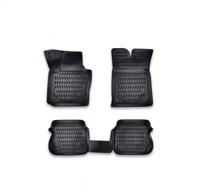 Set Covorase cauciuc tavita compatibile VW Caddy 2003-2020 [1]