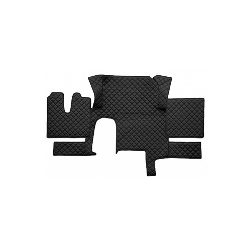 Set Covorase Auto imitatie piele dedicat Camion MAN TGX Cutie Mare,1 Sertar Negru [1]