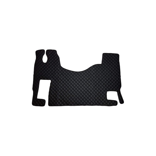 Set Covorase Auto imitatie piele dedicat Camion Mercedes Actros MP3,podea plată ,Cutie automata Negru/Rosu [1]