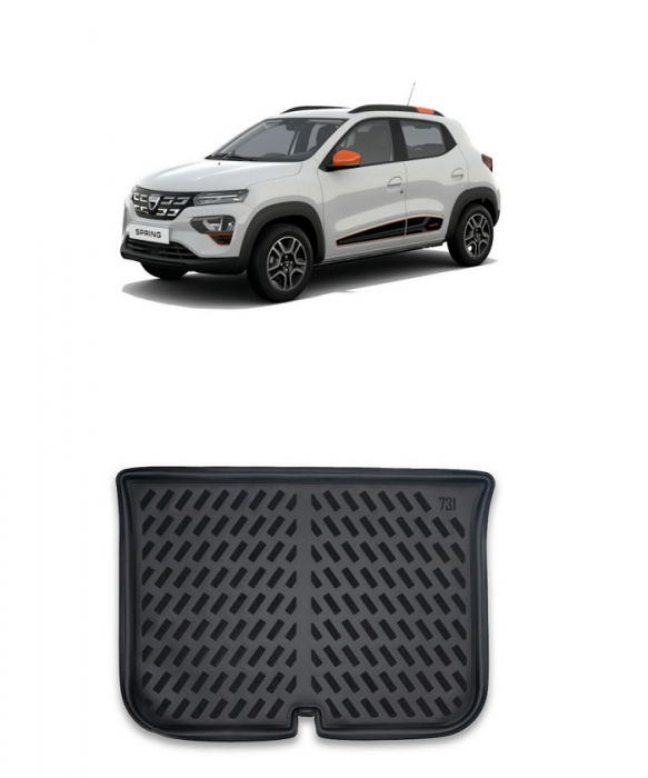 Covoras cauciuc portbagaj tavita premium Dacia Spring (2021-2023) [1]