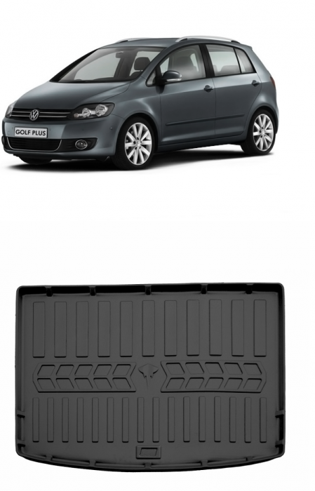 Covoras cauciuc protectie portbagaj VW Golf Plus (2005-2014) [1]