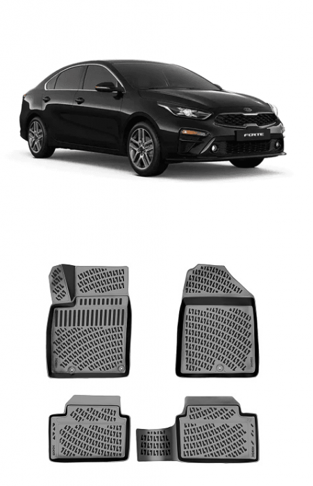 Covorase auto cauciuc tavita dedicate Kia FORTE  (2018-2022) [1]
