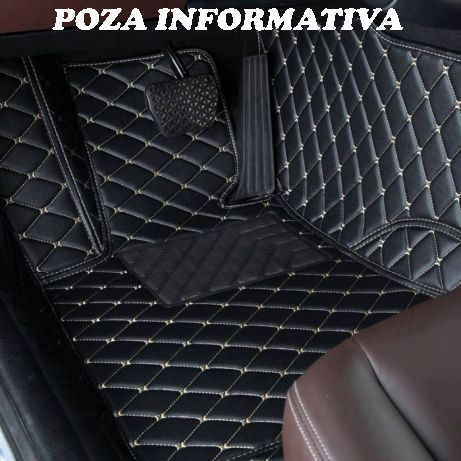 Covorase auto LUX PIELE 5D Mercedes S-Class W221 2005-2013 scurt ( cusatura bej ) [2]