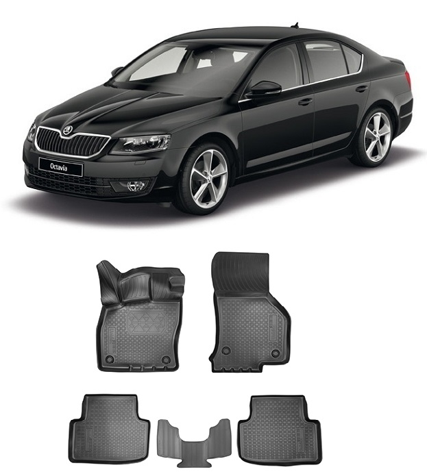 Covorase cauciuc tip tavita Skoda Octavia IV (A8) (2020-2021) [1]