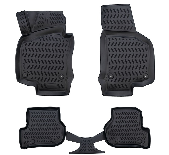 Covorase din cauciuc pentru Volkswagen Golf VI (2009-2013) [1]