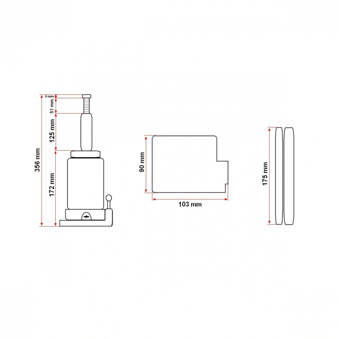 Cric hidraulic 5 tone [9]