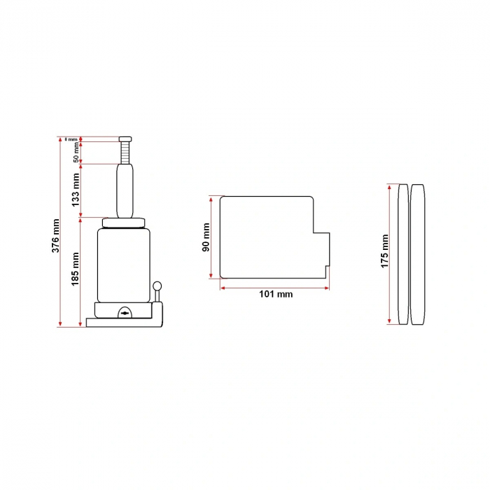 Cric hidraulic 6 tone [7]
