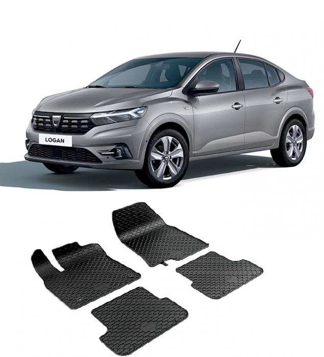 Set Covorase cauciuc dedicate Dacia Logan 2020-2021 [1]