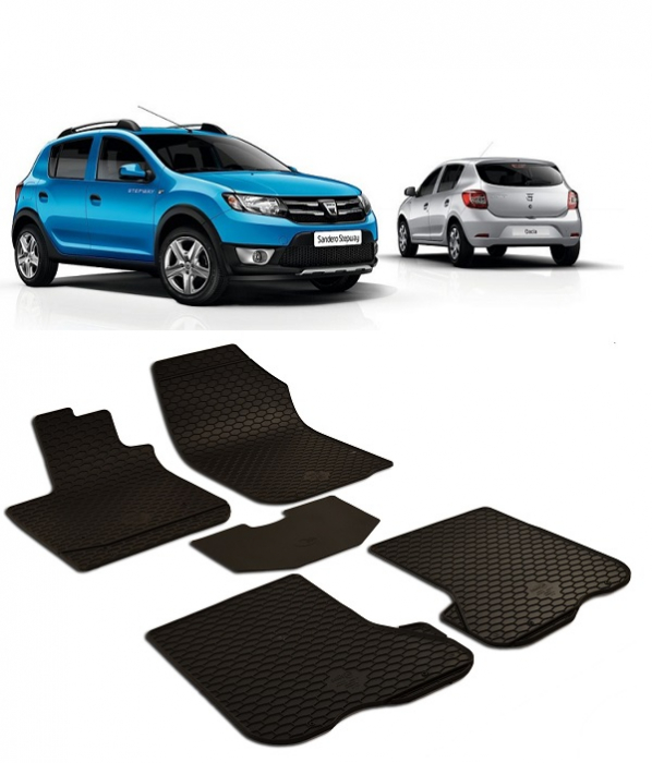 Set covorase cauciuc Dacia Sandero/STEPWAY (2012-2020) 5PCS [1]
