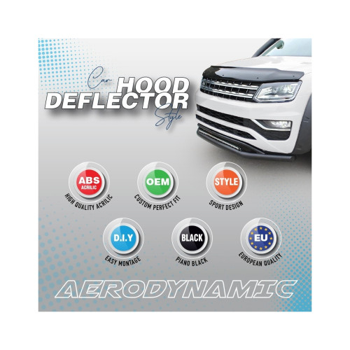 Deflector capota compatibil Dacia Duster III 2024-2025 [2]