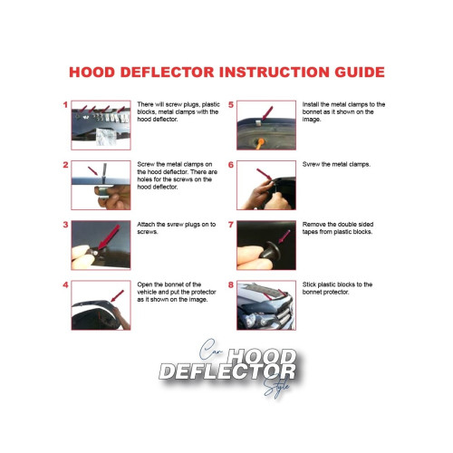 Deflector capota compatibil Dacia Duster III 2024-2025 [3]