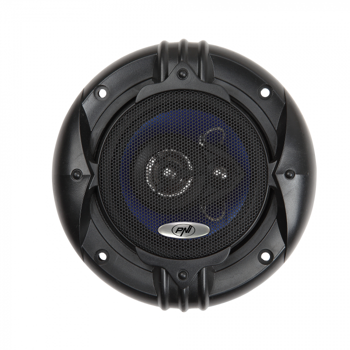 Difuzoare auto coaxiale PNI HiFi400, 80W, 4 Ohm, 10 cm, 3 cai, Injection Core cu diametru 100mm, set 2 buc [2]