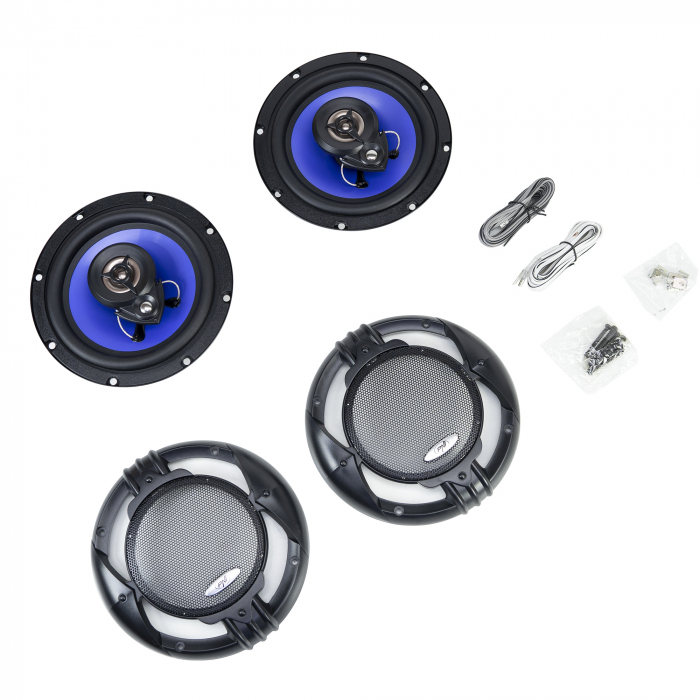 Difuzoare auto coaxiale PNI HiFi650, 120W, 16.5 cm, 3 cai, grila inclusa set 2 buc [3]