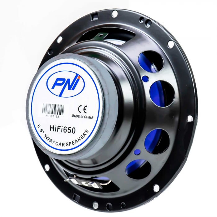 Difuzoare Auto Coaxiale Pni Hifi650, 120W, 16.5 Cm, 3 Cai, Grila Inclusa, Set 2 Buc [6]