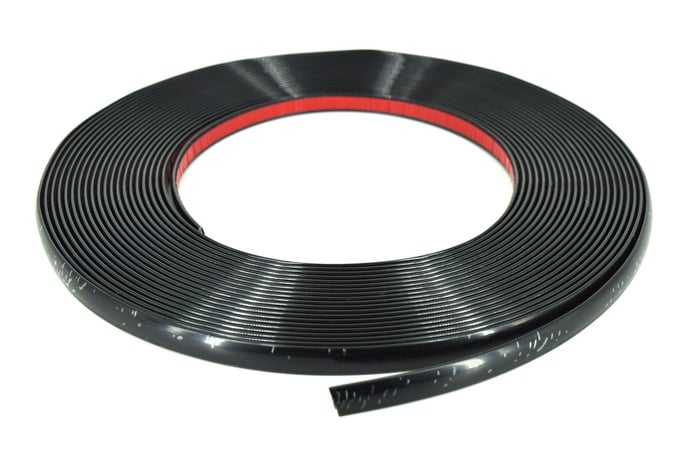 Ornament negru cu adeziv Rola   12mm x 15m [1]