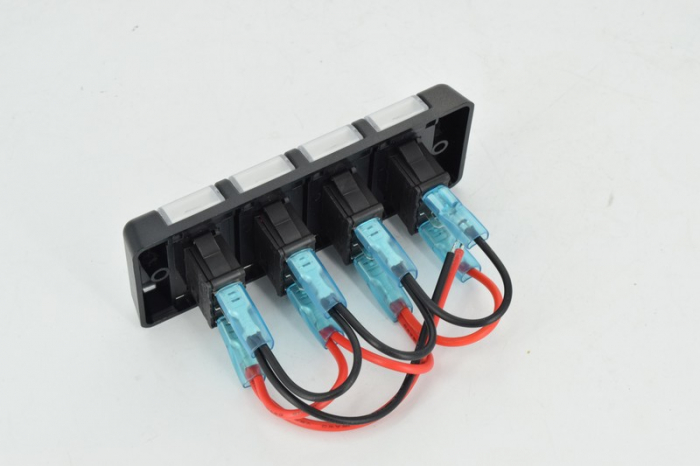 Panou 4 intrerupatore cu buton 12V/20A [2]