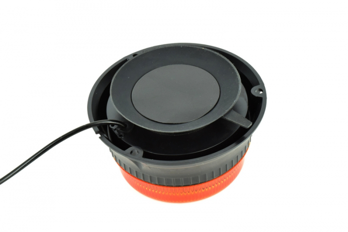 Girofar portocaliu profesional omologat U.E. cu LED 12-24V [2]