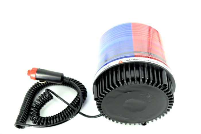 Girofar cu LED ROSU - ALBASTRU 12V [2]