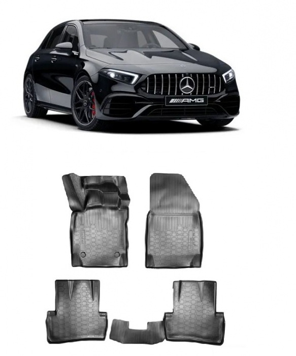 Set covorase cauciuc tip  tavita Mercedes Clasa A W177 2018-2022 [1]