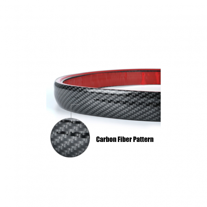 Eleron porbagaj / luneta cu LED , functii de pozitie , stop pe frana si semnalizare - Carbon  12V [3]