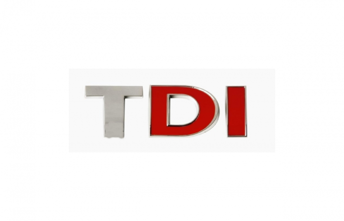Emblema TDI cu doua litere rosii Cod:T01 [1]