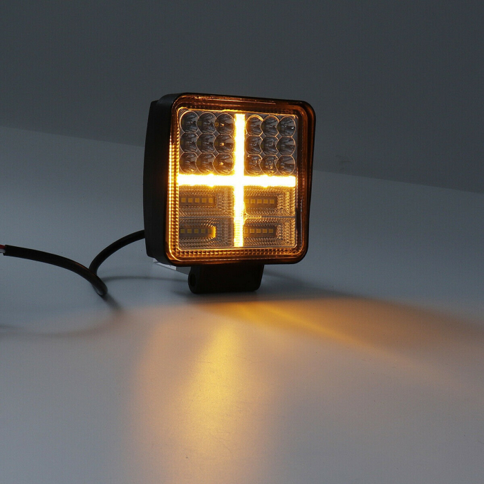 Proiector  LED de 162 W, ​​alb, galben, lampă de ceață 12 V 24 V [10]