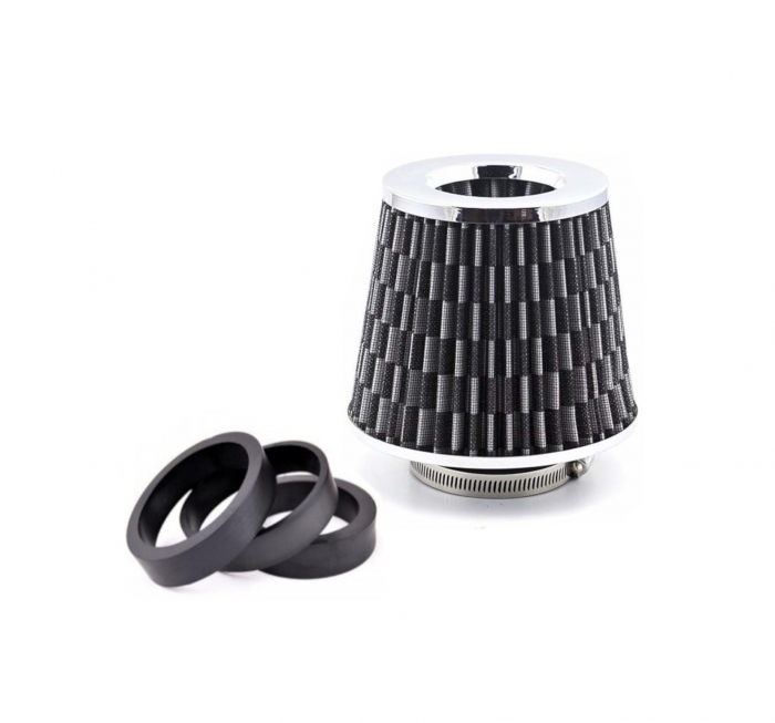 Filtru de aer sport universal 76mm Carbon FLEX [1]