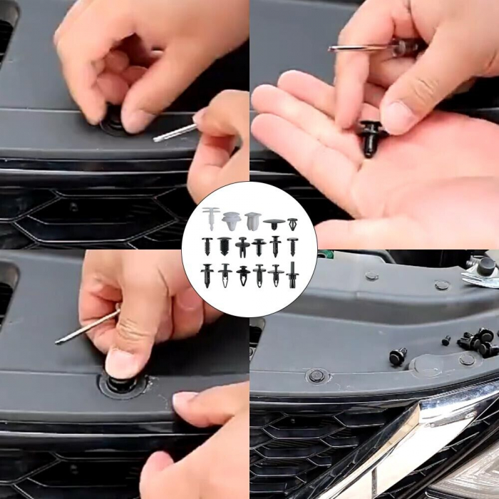 Fixare din plastic Clipsuri Auto / Tapiterie UNIVERSAL 421 buc. [9]