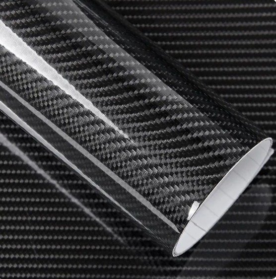Folie carbon 5D decorativa auto  1.52 X 18m, negru [2]