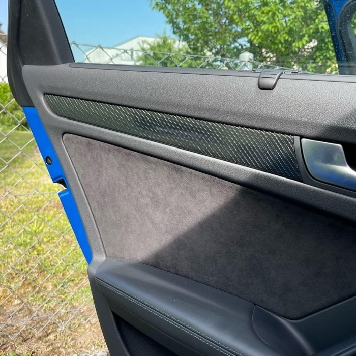 Folie decorativa auto 9D, 1.52 X 18m, negru carbon [8]
