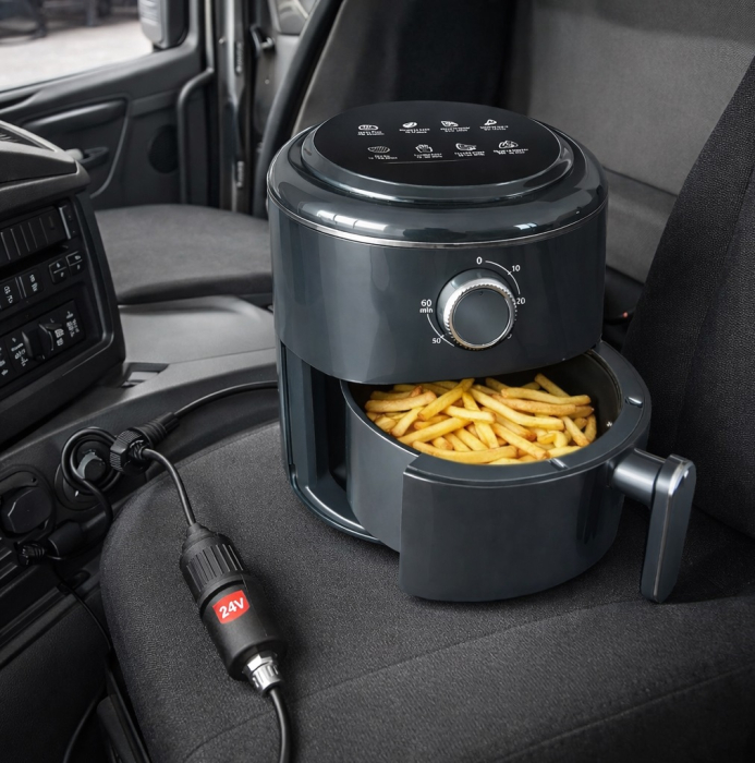 Friteuza cu aer cald Air fryer 24V, 250W, 3L – pentru camioane si autovehicule [3]