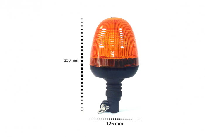 Girofar cu LED 12/24V (IP56, (ECE R65) (E9 MARK)) [2]