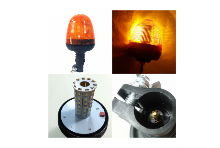 Girofar cu LED 12/24V (IP56, (ECE R65) (E9 MARK)) [1]