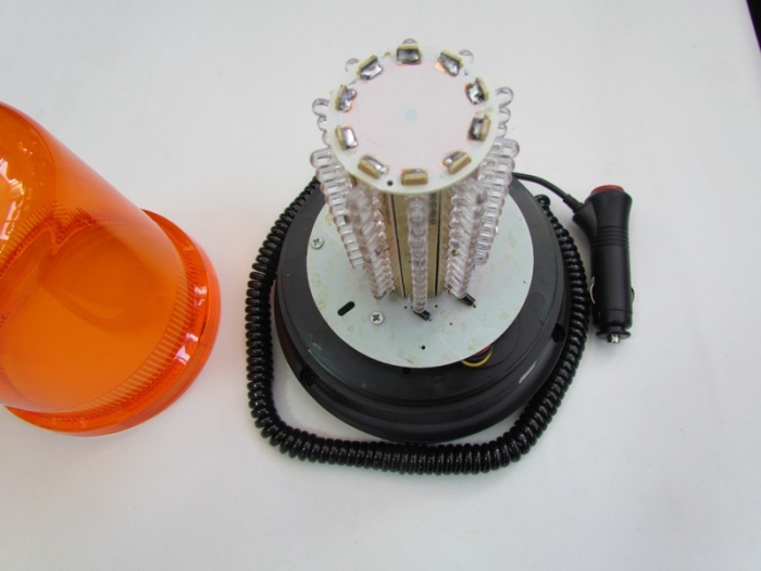 Girofar cu magnet 51066 cu 120 LED Portocaliu 12-24V [6]