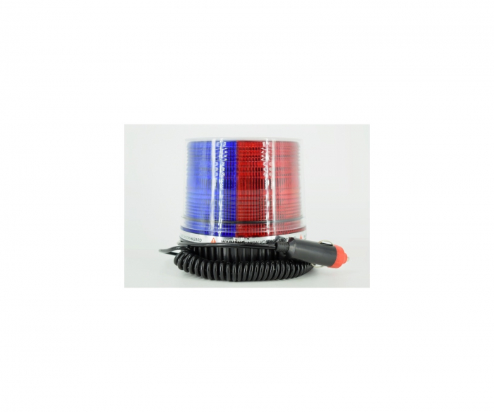 Girofar LED lumina diferite culori 12V Cod: G9 - Rosu-Albastru [5]