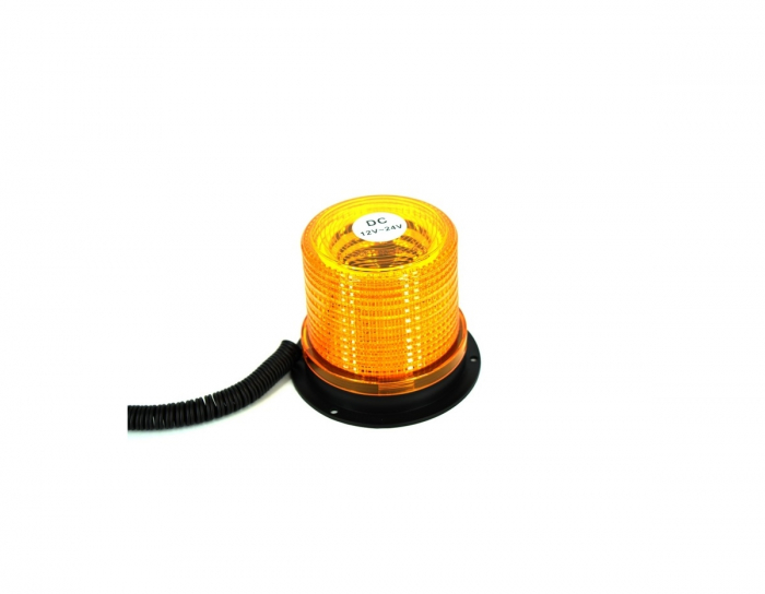 Girofar omologat U.E. cu 30 SMD IP65 12-24V lumina portocalie. Cod:ART-HD06 [3]