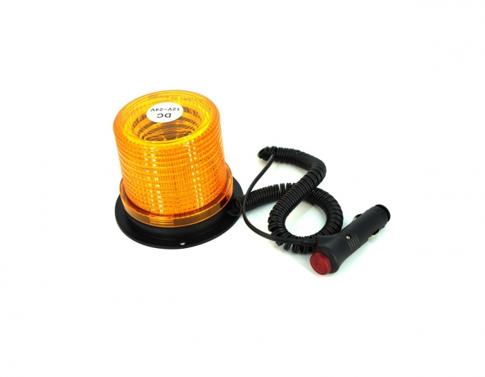 Girofar omologat U.E. cu 30 SMD IP65 12-24V lumina portocalie. Cod:ART-HD06 [1]